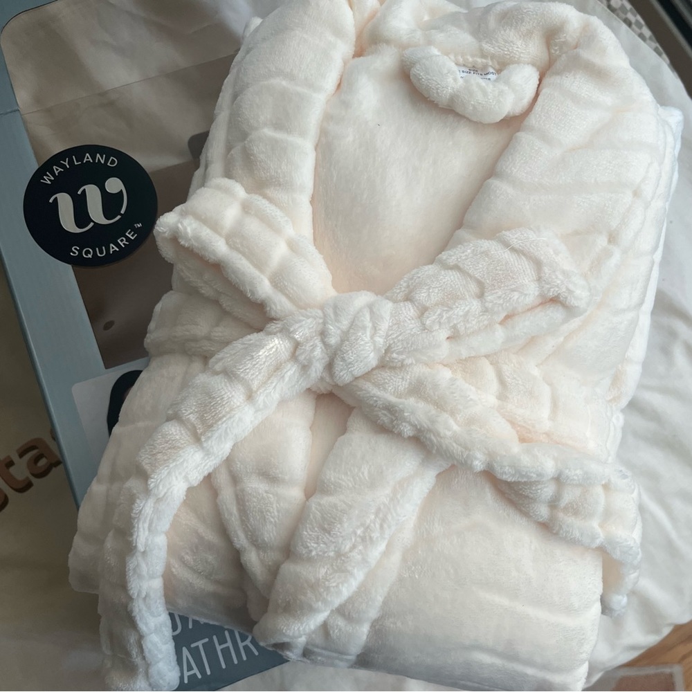 White Fluffy Robe
